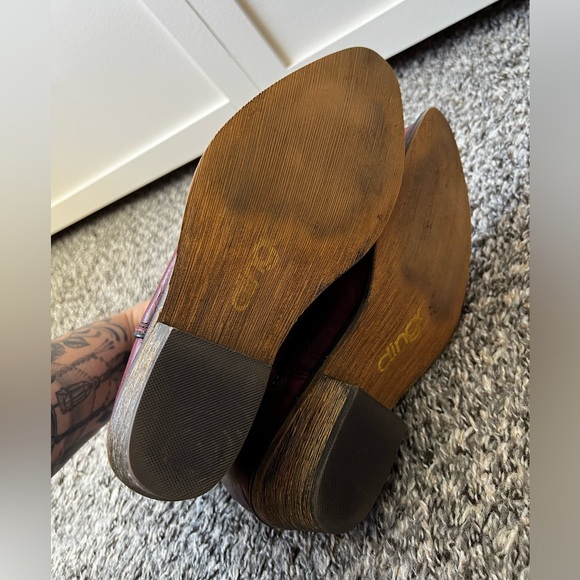 Dingo Women’s Red Cowboy Boots Leather Cactus Moon Size 8 - Picture 6 of 15